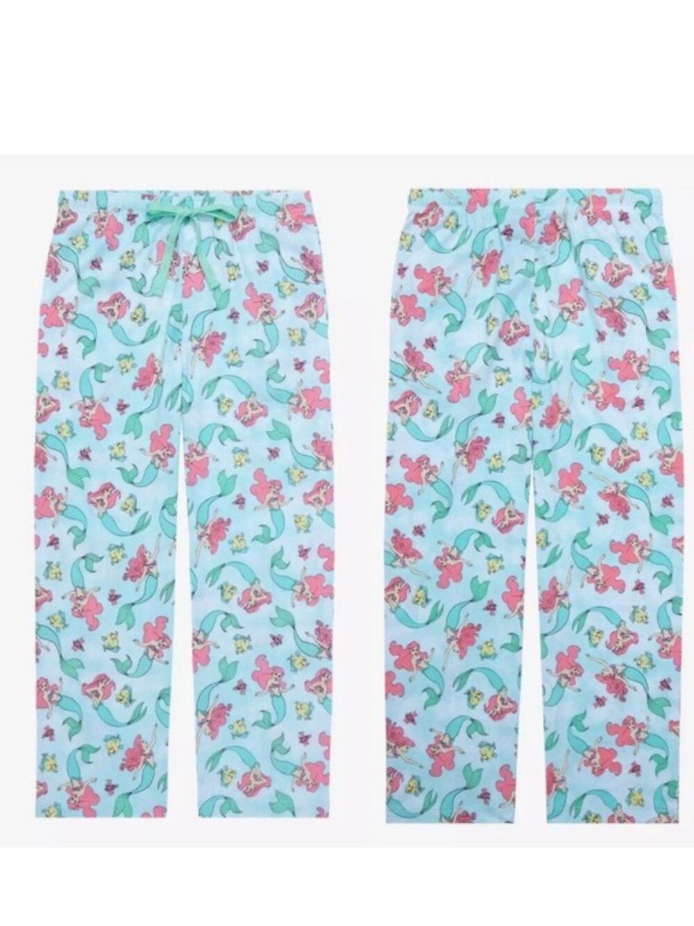 Disney Princess | Classic The Little Mermaid Print Pajama Sleep Pants | Size 2X